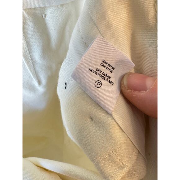 DEREK LAM 10 CROSBY Robertson Flare Trousers White Womens Pants EUC $385 MSRP - Picture 9 of 10